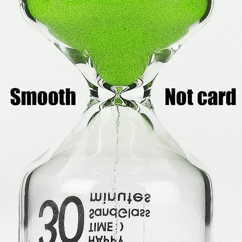 Sand Timer,6 Pieces Hourglass Sandglass Timer 1Min / ins / 5Mins / 10Mins / 15Mins / 30Mins for Games Classroom Home