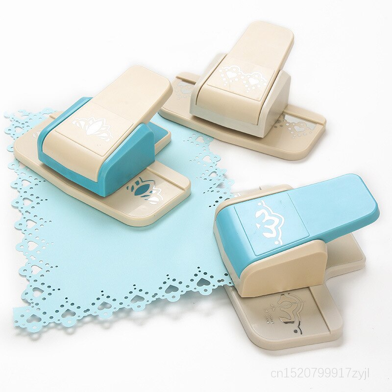 DIY Paper Cutting Tools Paper Puncher Crafting Border Hand Punch Lace Heart Flower Paper Punch for Scrapbooking Arts