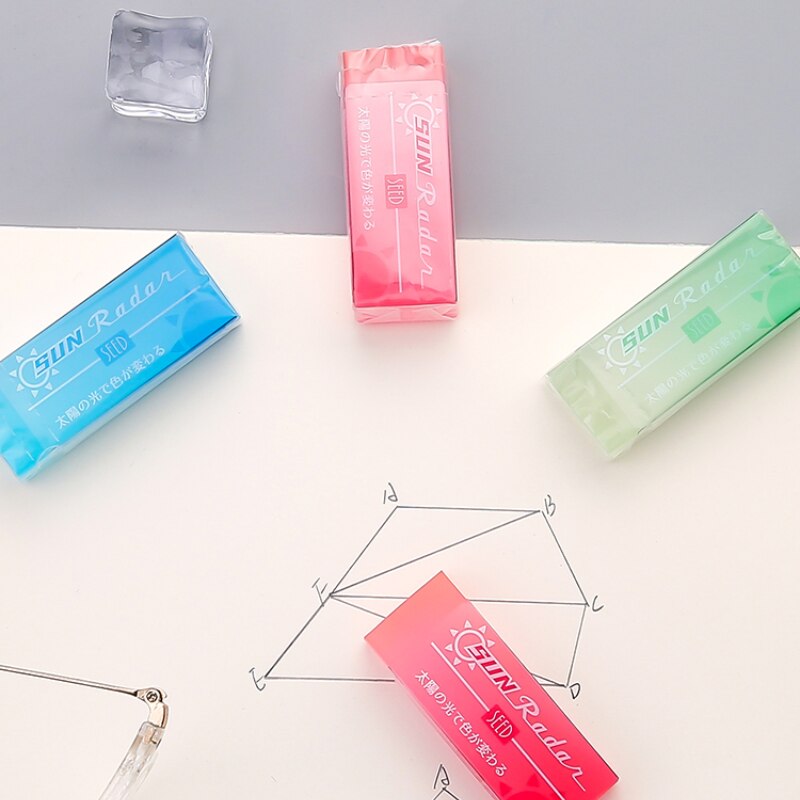 Cute Transparent Eraser Children's Special Cartoon Colorful No Marks No Chips Eraser Kawaii Stationery