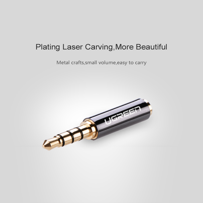 Ugreen 3.5mm Male Jack naar 2.5mm Vrouwelijke Plug 4 Pole Hoofd Telefoon Oortelefoon Stereo Audio Adapter connector voor Kabel