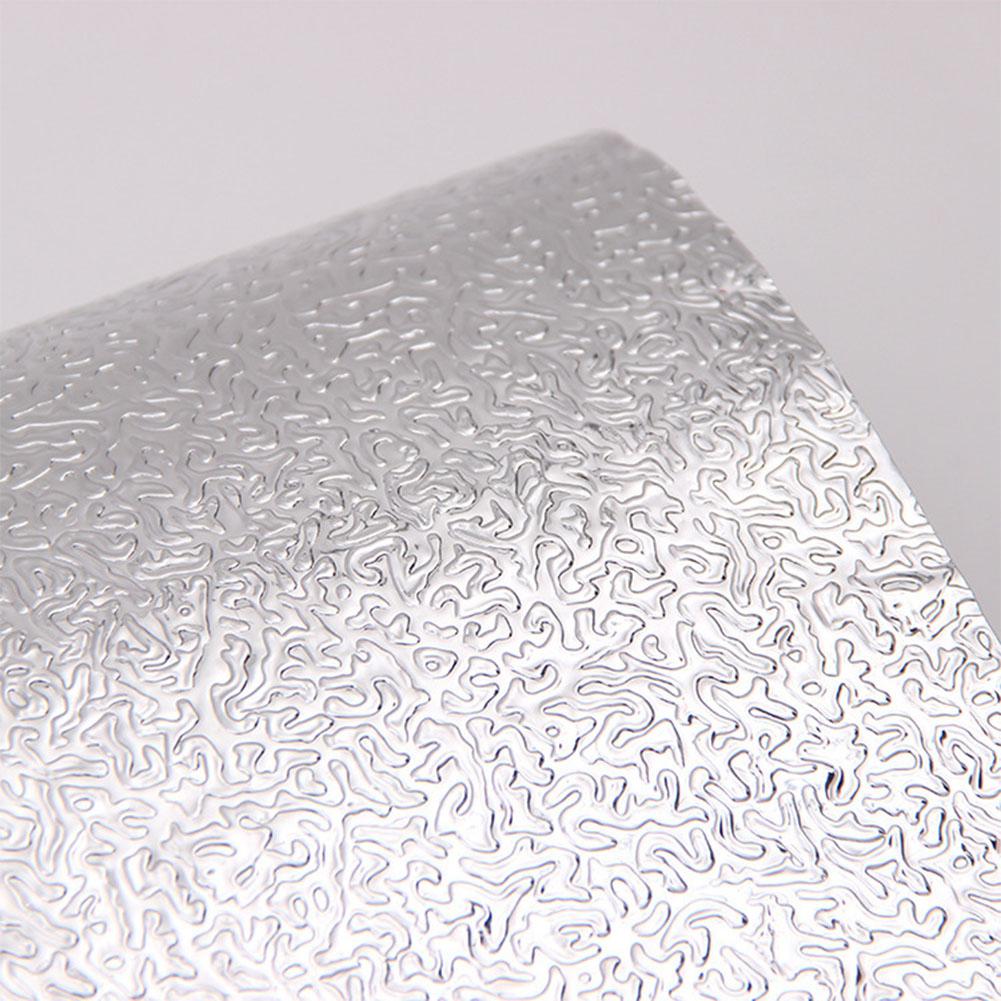 40 x 100cm kjøkkenoljetette vanntette klistremerker aluminiumsfolie kjøkkenovnskap selvklebende veggklistremerke diy tapet
