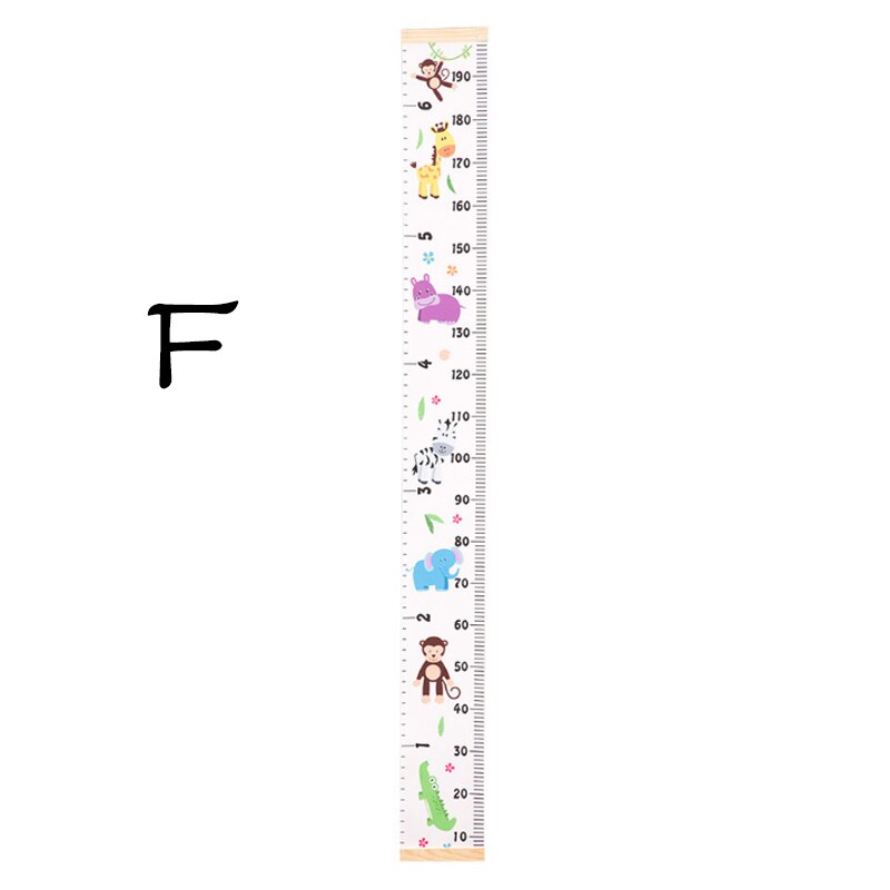 Børns hængende børn vækstdiagram væg klistermærke regel vækstbord væg klistermærke indretning højde måling lineal for børn højde: F