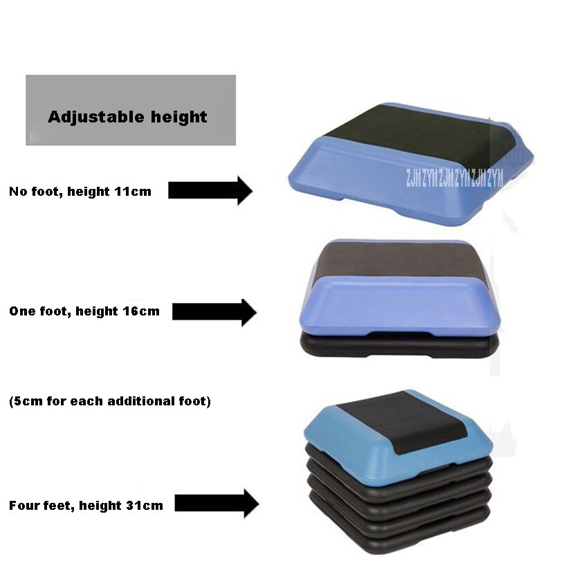 Multi-layer Verstelbare Aërobe Stap Home Gym Oefening Board Mini Fitness Lichaam Stap Pedaal 200Kg Lager Indoor Fitness apparatuur
