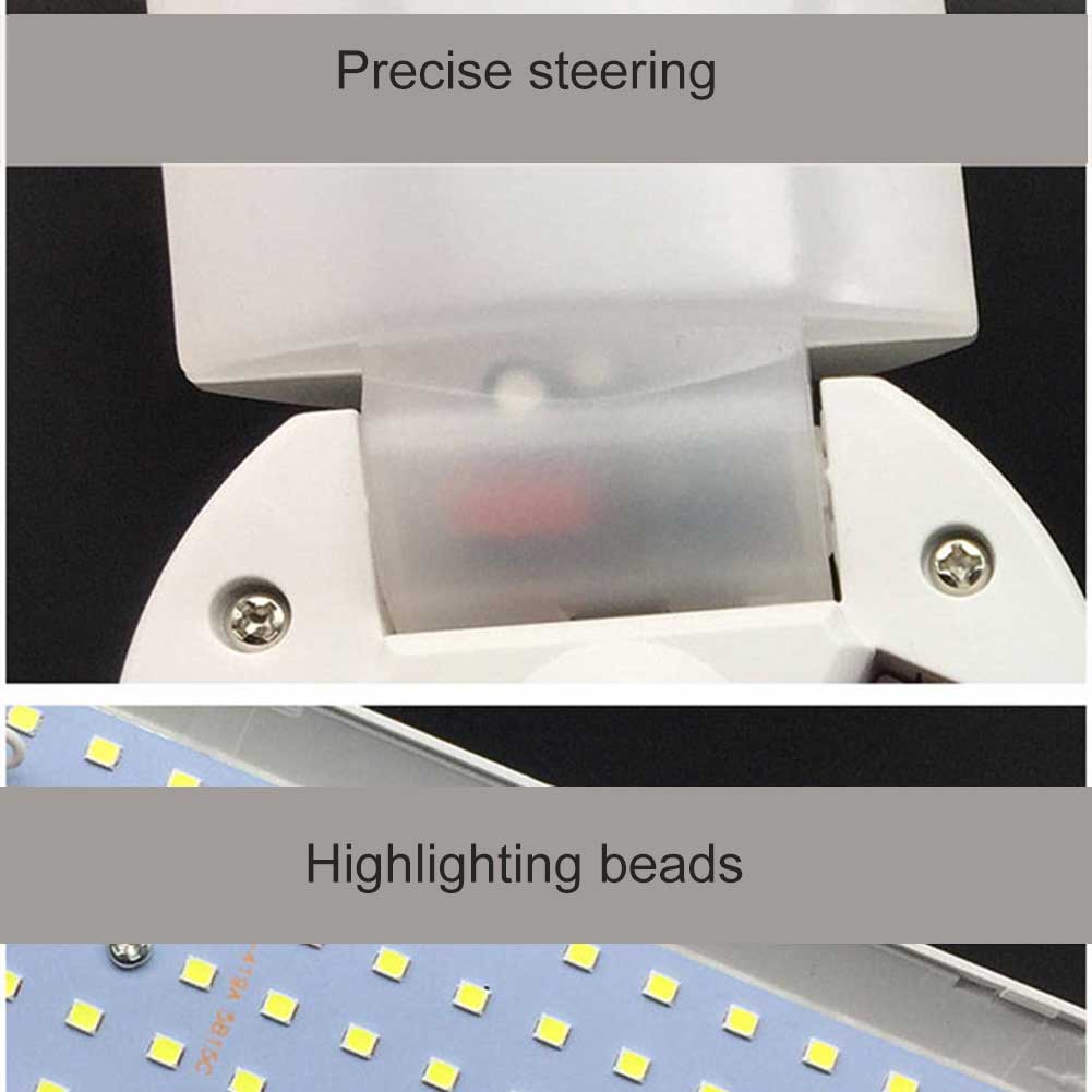 Foldable Garage Light LED Light Bulb Super Bright Angle Adjustable Home Ceiling Lights CLH@8