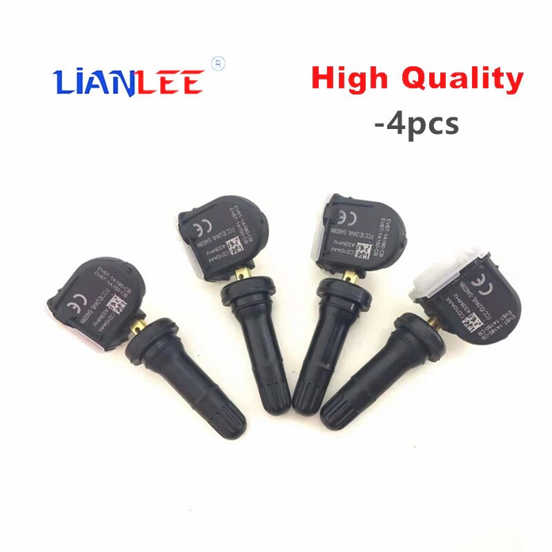 Sensor de monitoramento da pressão dos pneus tpms EV6T-1A180-CB EV6T-1A150-CB 433 mhz para ford fiesta van focus f-série ka kuga mondeo ranger
