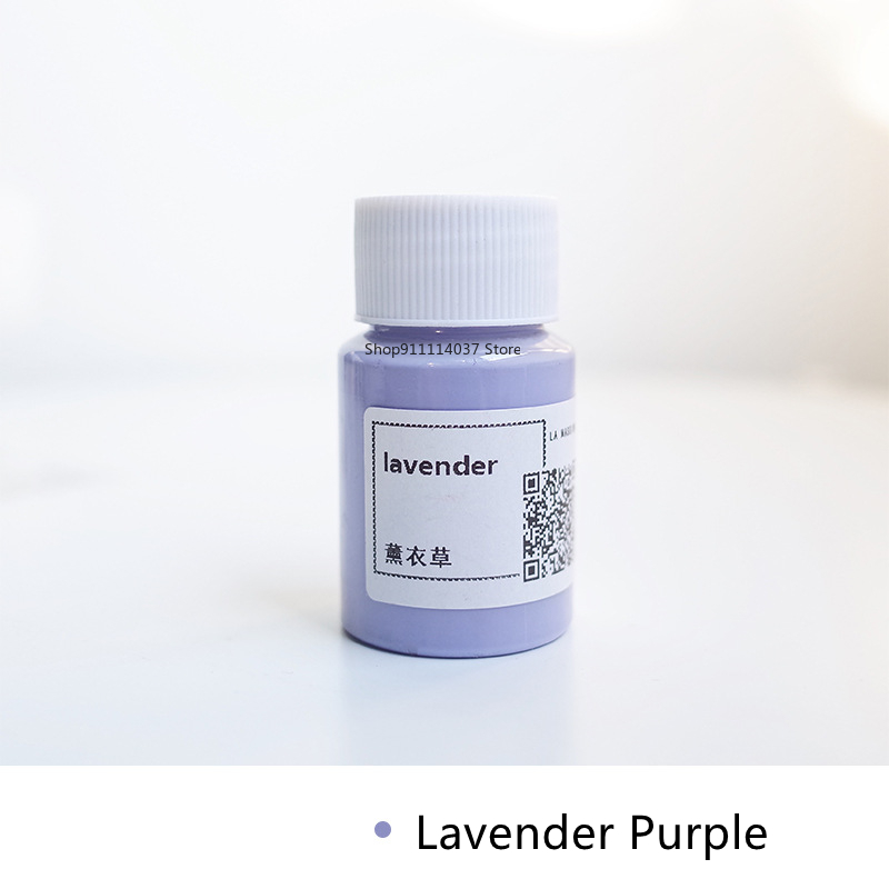30ml Gips Färben Pigment Acrylfarbe DIY Aromatherapie Gips Farbe Graffiti, Der Gips Puppe Handgemachte Farbstoff Pigment: Lavendel  30ml