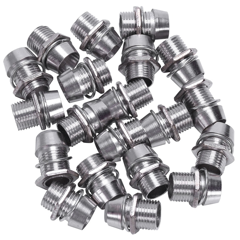 20 Pcs Copper 5mm Light Emitting Diode LED Holder Mount Panel Display: Default Title