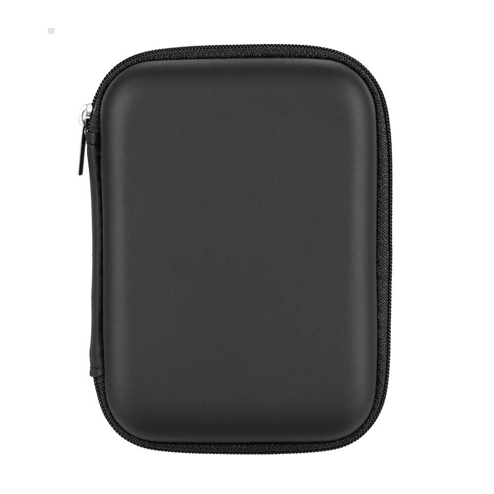 2.5 Inch Hdd Case Eva Shockproof Bag 2.5 "Externe Hdd Power Bank Accessoires Hand Carry Reizen Vw Caddy ssd Case: Black