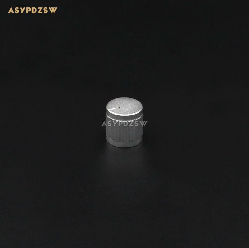 1 PCS 15*15 Stripe silver aluminum amplifier solid knob Volume potentiometer knob