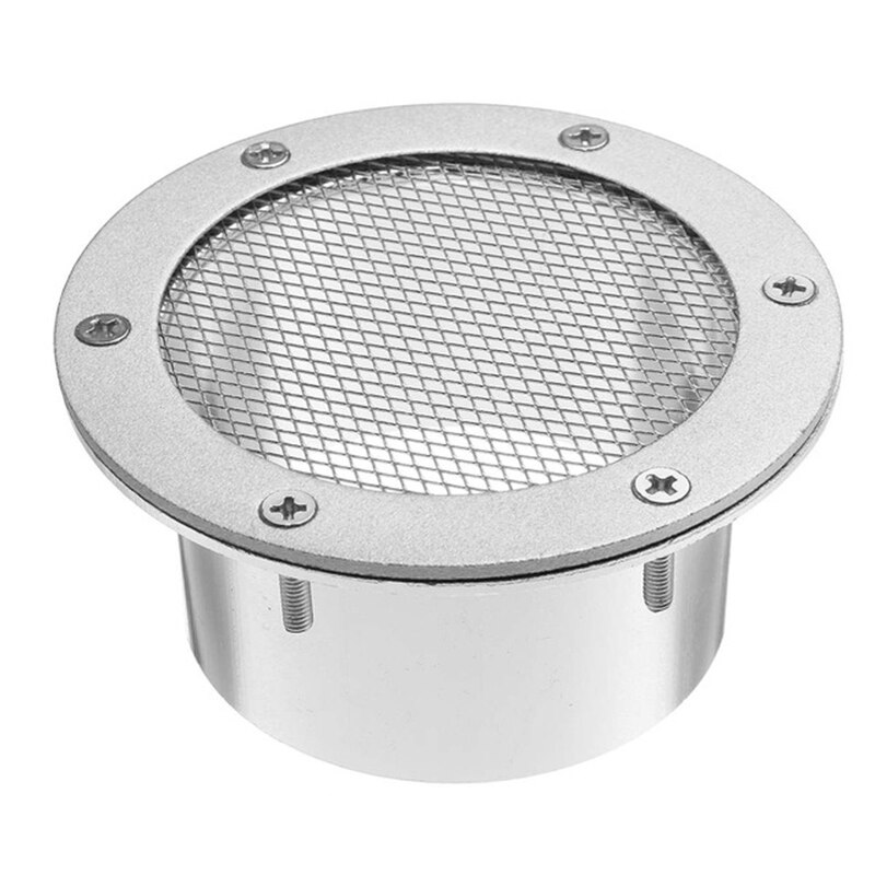 Auto Auto Universal- Luft entlüften Luft Aufnahme Für Benz Staub Luftkanal Gitter Universal- Luftkanal Kalten Luftfilter Stoßstange entlüften Einlass: Silber