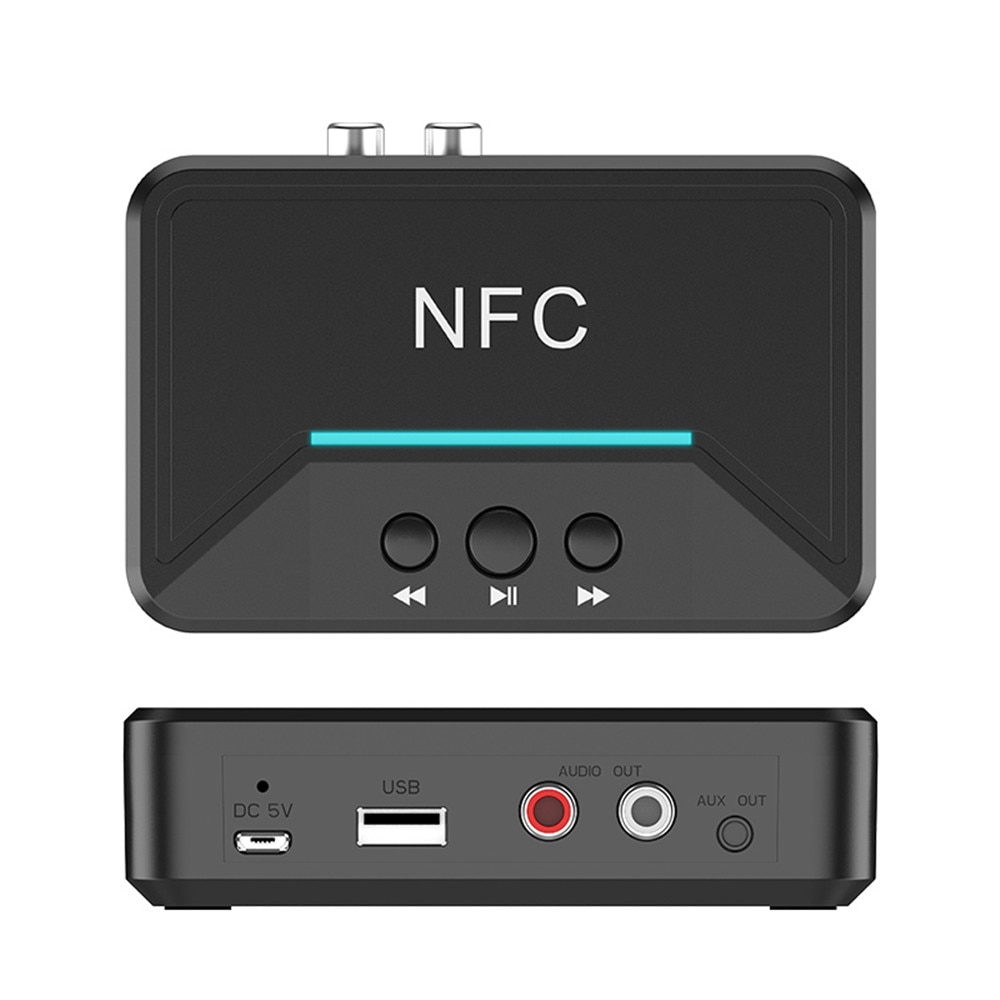 Ricevitore Bluetooth 5.0 Con NFC E Uscita RCA/AUX – Adattatore Audio Wireless Per Hi-fi E Auto - Foto 2