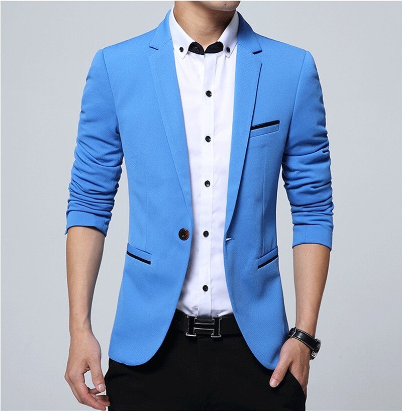 Zogaa Lente Herfst Luxe Mannen Blazer Casual Business Katoen Slim Fit Jasje Mannelijke Plus Size M-5XL Blazer Masculino