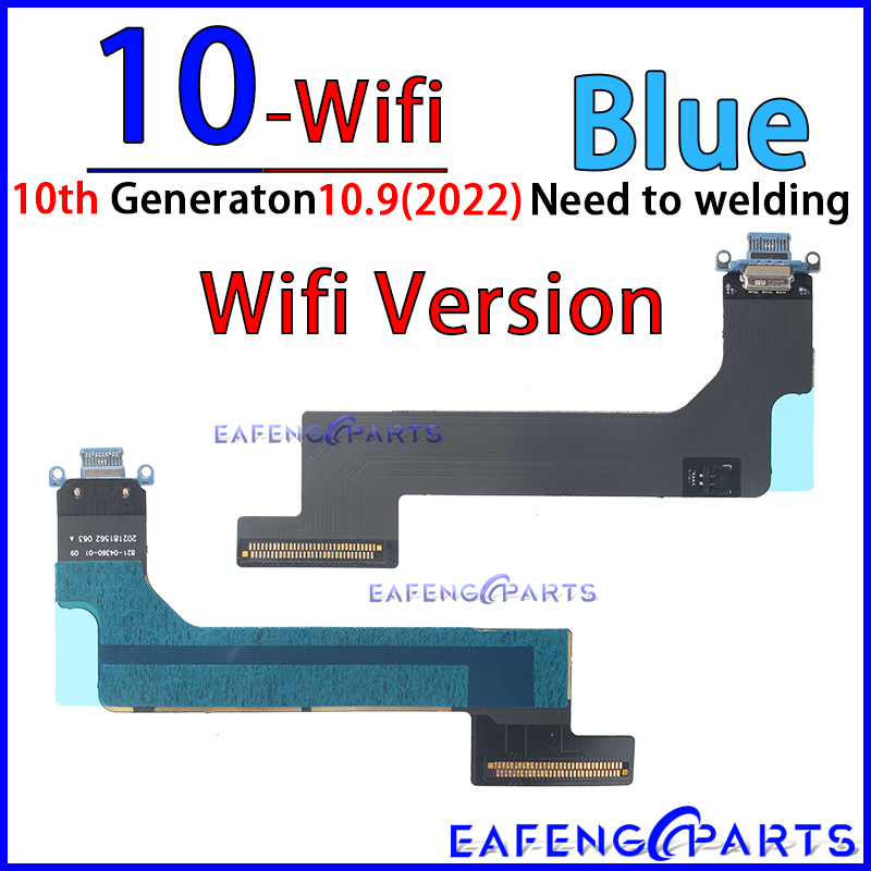 USB Ports Charger Dock Connector Microphone Cable for Ipad Air 3rd 4th 5th 6th 7th 8th 9th 10th 5 6 7 8 Generation Charging Flex: black