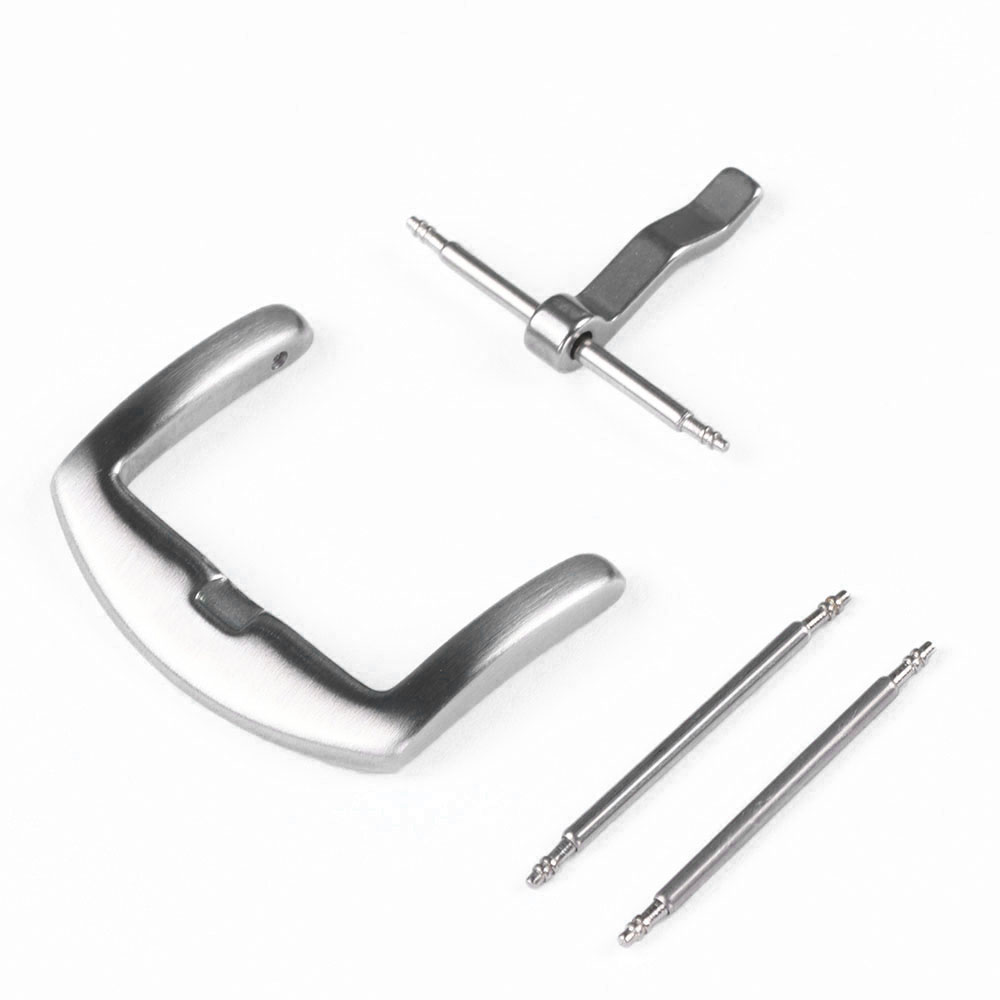 14 16 18 20 22 24 26Mm Metalen Horloge Gesp Solid Button Rvs Geborsteld Sluiting horloge Band Accessoires