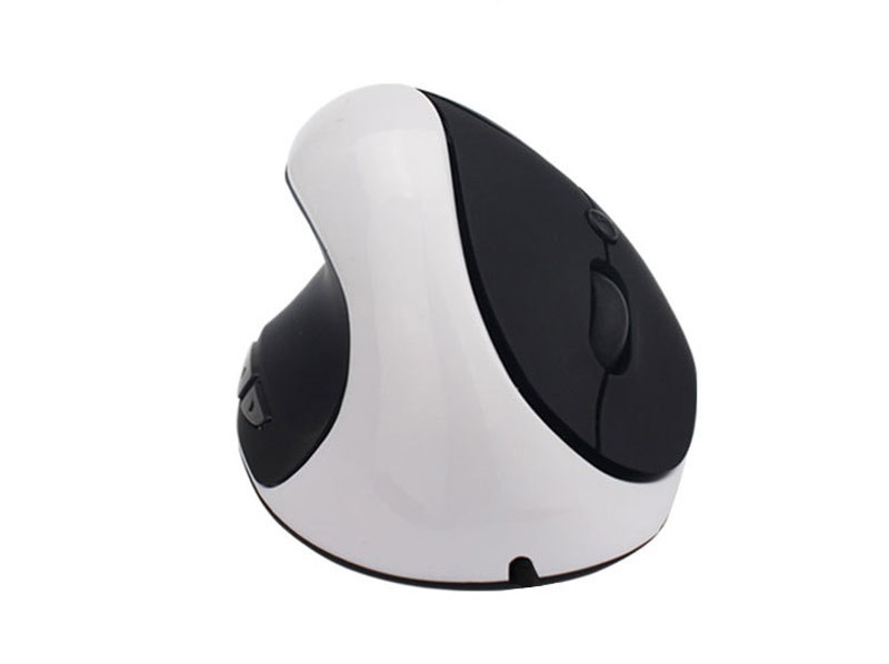 Trackball Left Hand Mouse Vertical Ergonomic МышьWireless Gauche Gaming Maus PC Gamer Muis Rechargeable Myszka Rato Souris Ratón: Blue