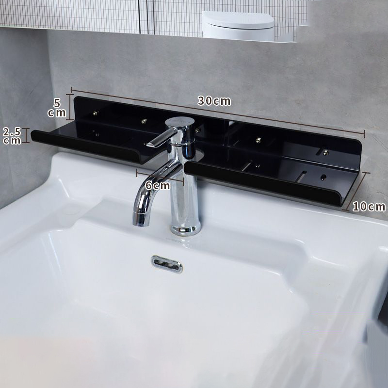 Acrylic Bathroom Shelf Organizer Over The Faucet,Bathroom Sink Shelf Over Faucet,Countertop Organizer Kitchen Above Sink Rack: MULTI