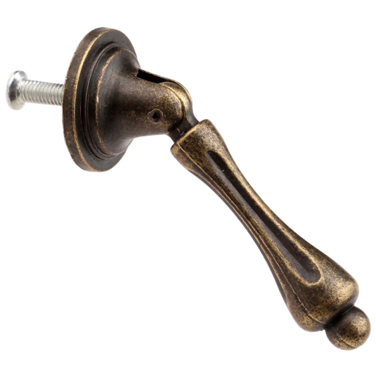 1pc 62*24mm retro møbler træknap køkken skuffeskab dørhåndtag hardware skab antikke trækhåndtag