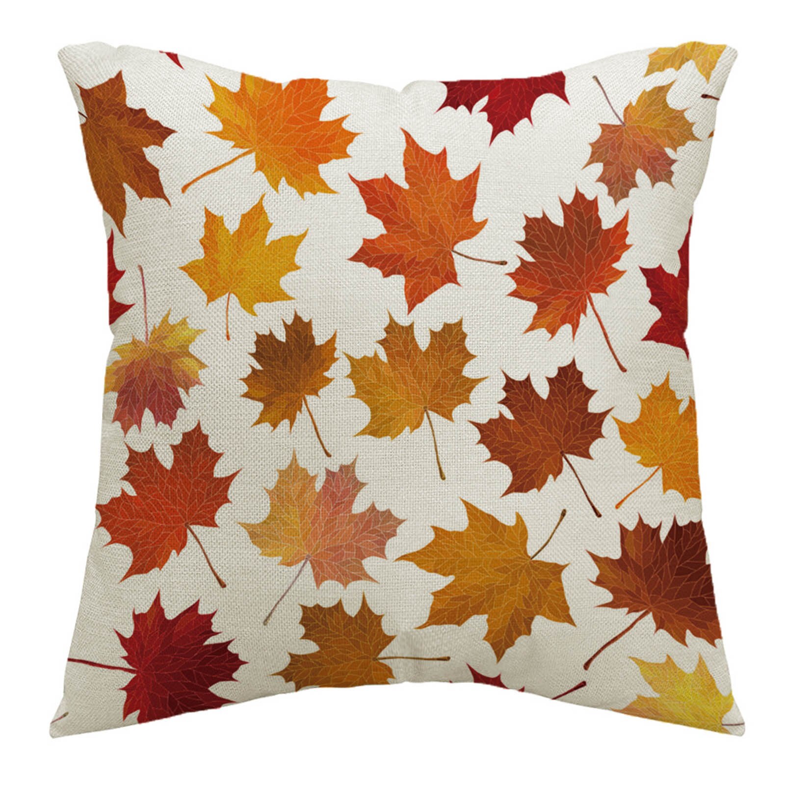 Kussenhoes Maple Leaf Patroon Kussensloop Katoen En Linnen Kussensloop Home Deco Woonkamer Pillowcovers 45X45cm
