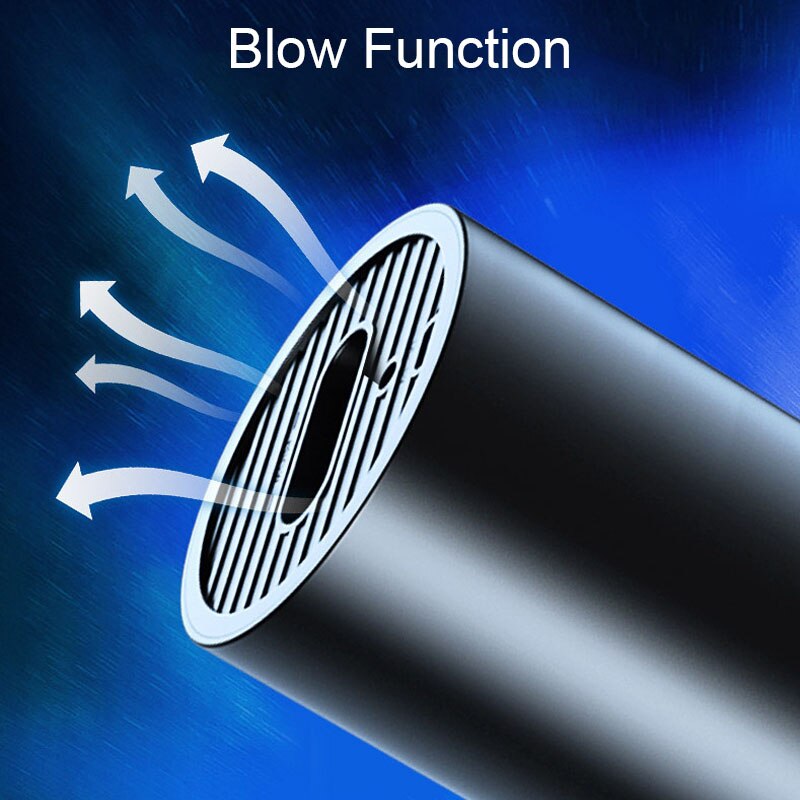 Handheld Cyclone Car Vacuum Cleaner USB Rechargeable 4400mAh Auto Home Office PC Wireless Dry Wet Vacuum Cleaner Mini Portable