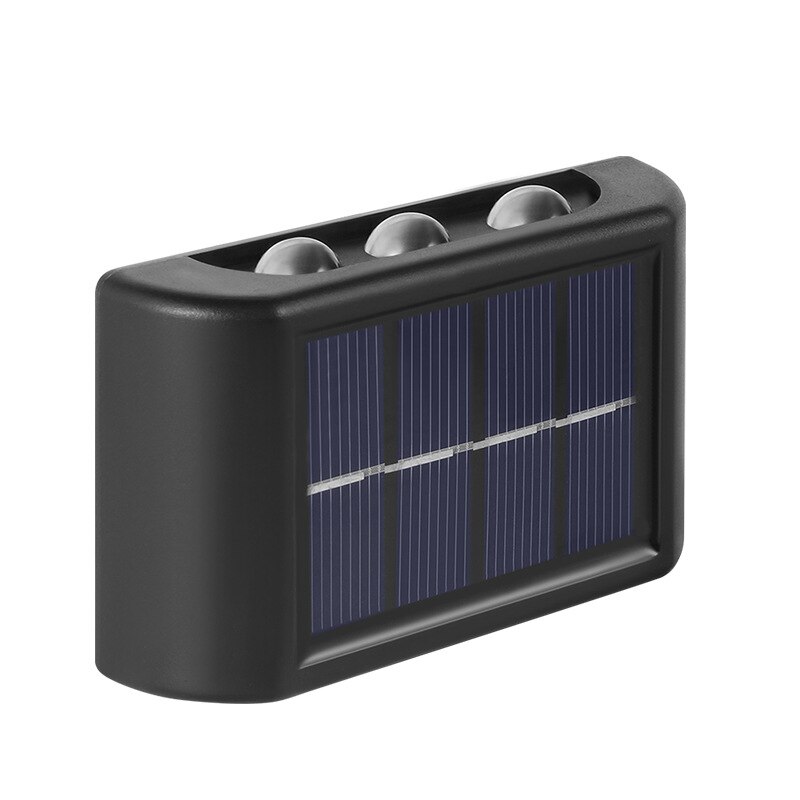 6 LED Solar Wall Light Outdoor Waterproof Balcony Wall Lights for Courtyard Street Landscape Garden Decor Lamp Solar Wall Lamp