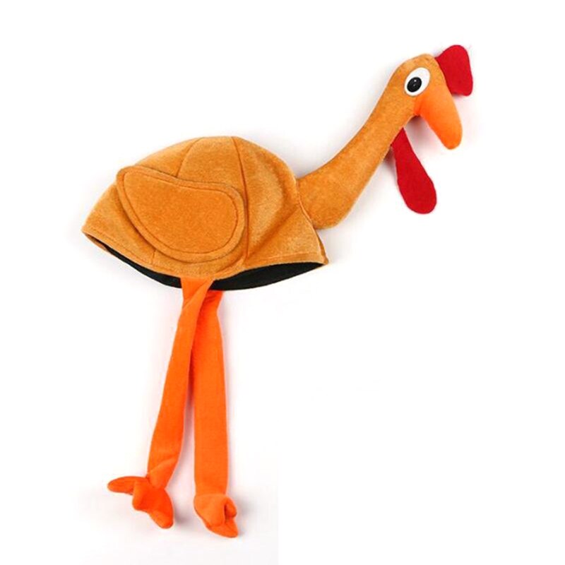 Thanksgiving Turkey Leg Hat for Christmas Thanksgiving Decoration Adult Carnival Hat Party Costumes Novelty Turkey Hats: 5