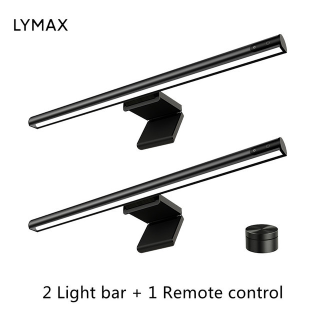 LYMAX LED Desk Lamp Screen Bar Display Hanging Light Eyes Protection PC Computer Monitor Light Bar Dimmable Reading Screen Lamp