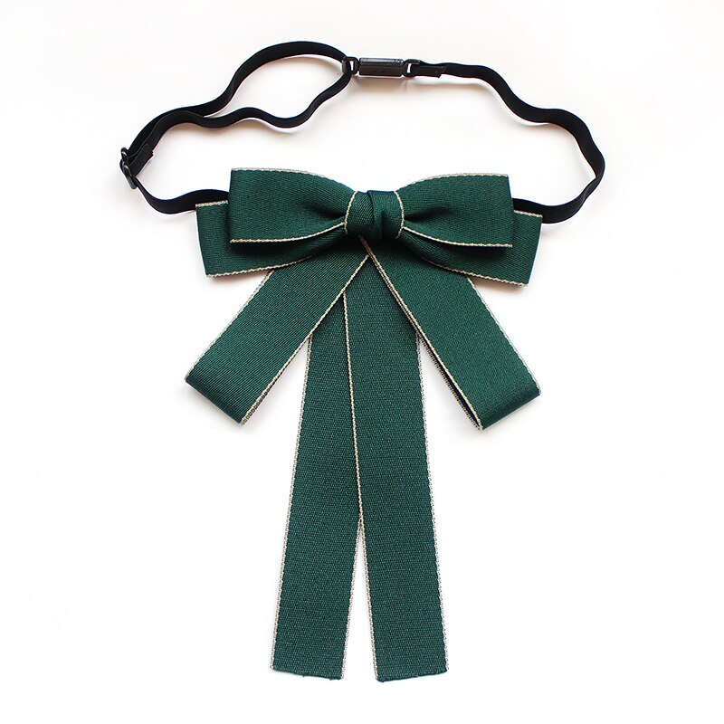 Vintage Mode Retro Strikje Broche Sieraden Lint Partij Broches Voor Vrouwen Meisjes Jas Pak Kraag Pinnen Accessoires: Fluorescerende Gele