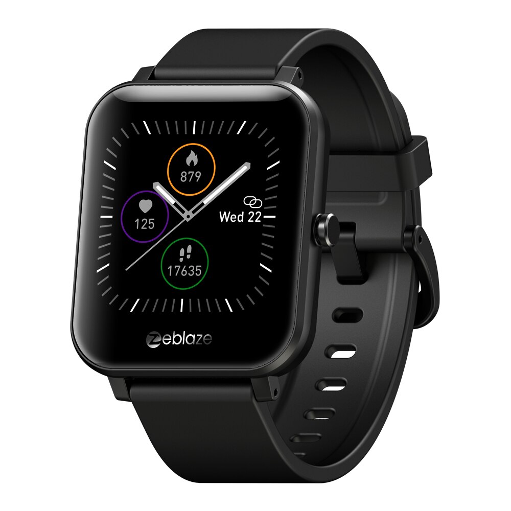 Zeblaze GTS Smart Watch Bluetooth Receive/Call IP67 Waterproof 1.54 inch IPS Screen Sleep Tracking Sports Smartwatch Men Women: Black