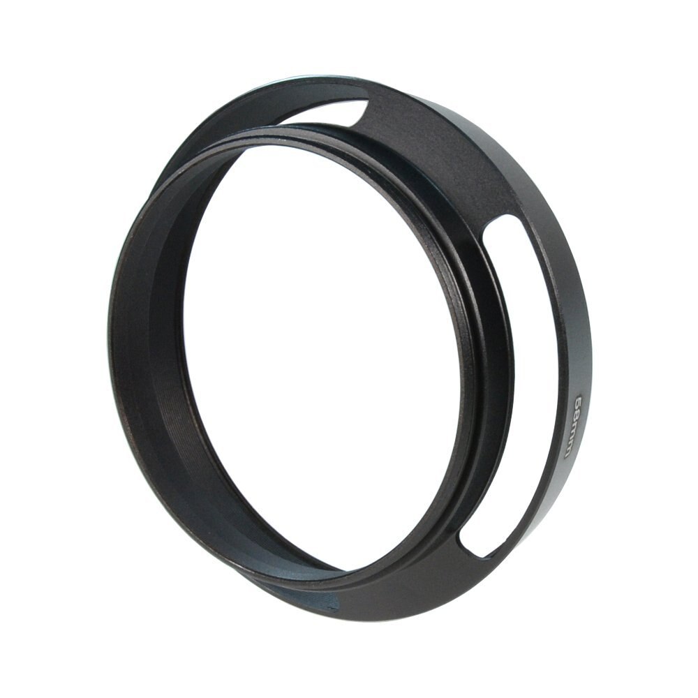 SIOTI 37/39/40.5/43/49/52/55/58mm pare-soleil en métal ventilé pour objectif à filetage Standard pour filtre F pour Nikon pour Canon pour Sony