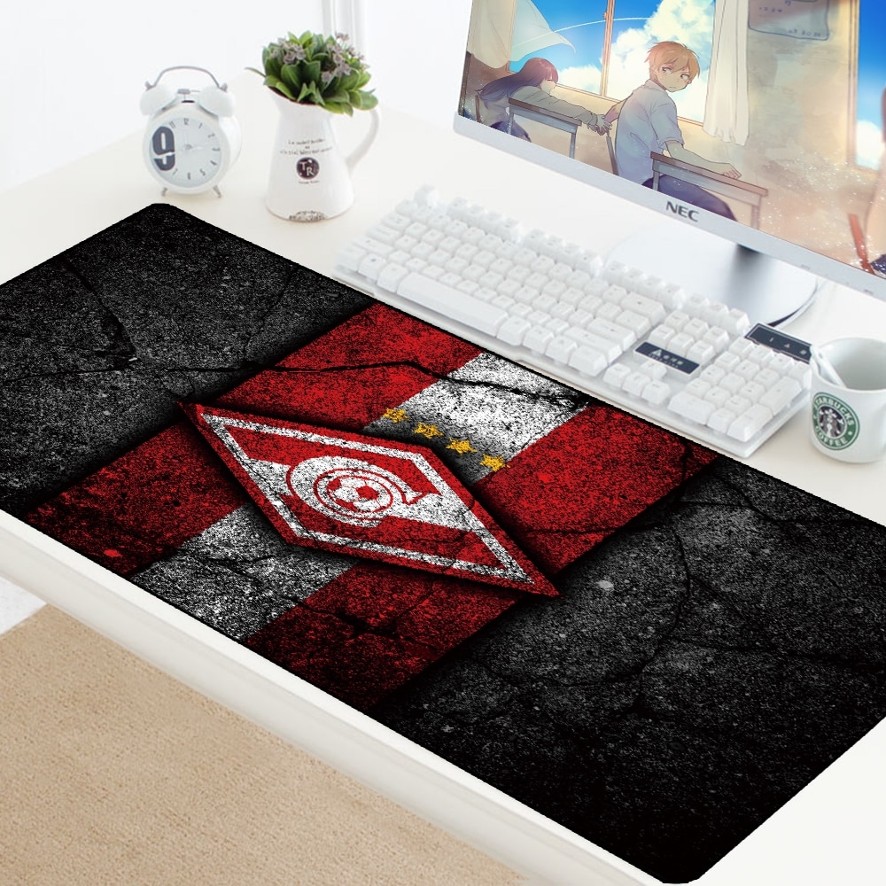 Spartak Mouse Pad Large XL Gaming Lockedge Mouse Mat For Laptop Computer Keyboard Mousepad For Dota 2 CS GO Big PC Desk Padmouse