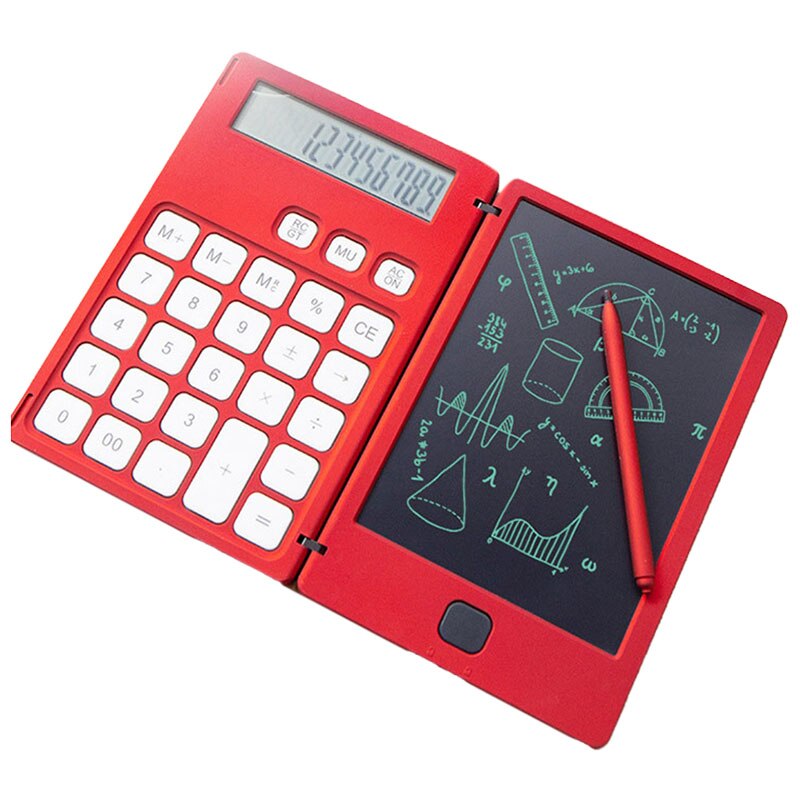Tableta de dibujo con calculadora Lcd, electrónica, tabla gráfica, almohadilla de dibujo, portátil, ultrafina, escritura a mano: Red