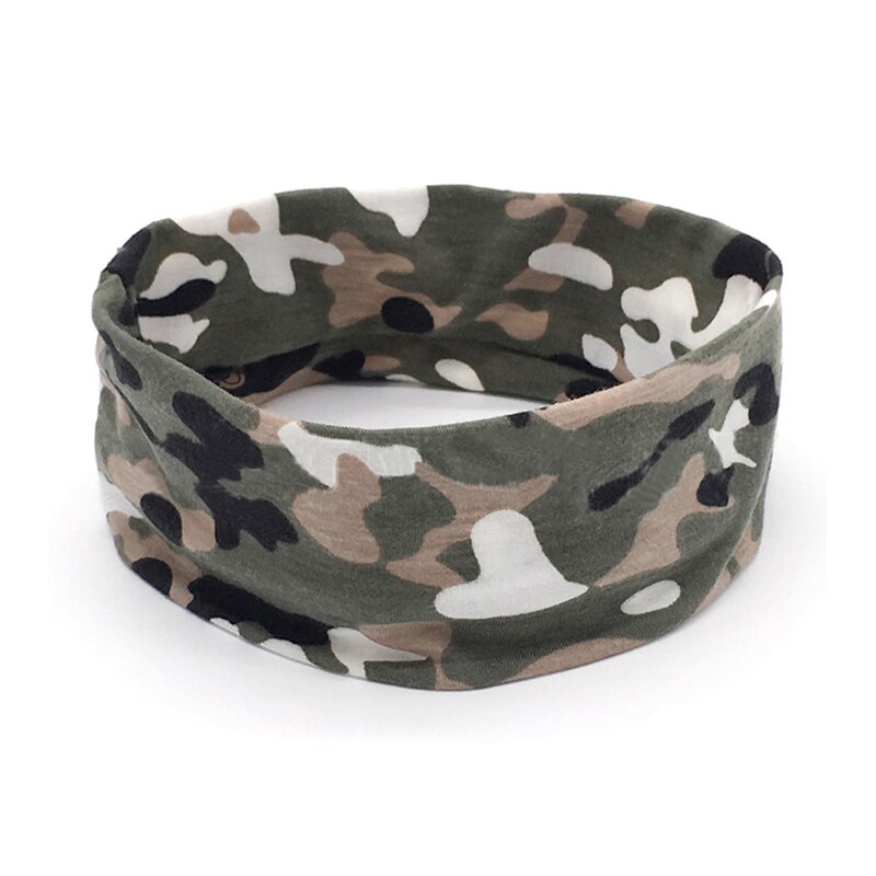 Yoga cheveux bandes Sport élastique bandeau Sport Yoga accessoire danse Biker large bandeau ruban extensible coton bandeau
