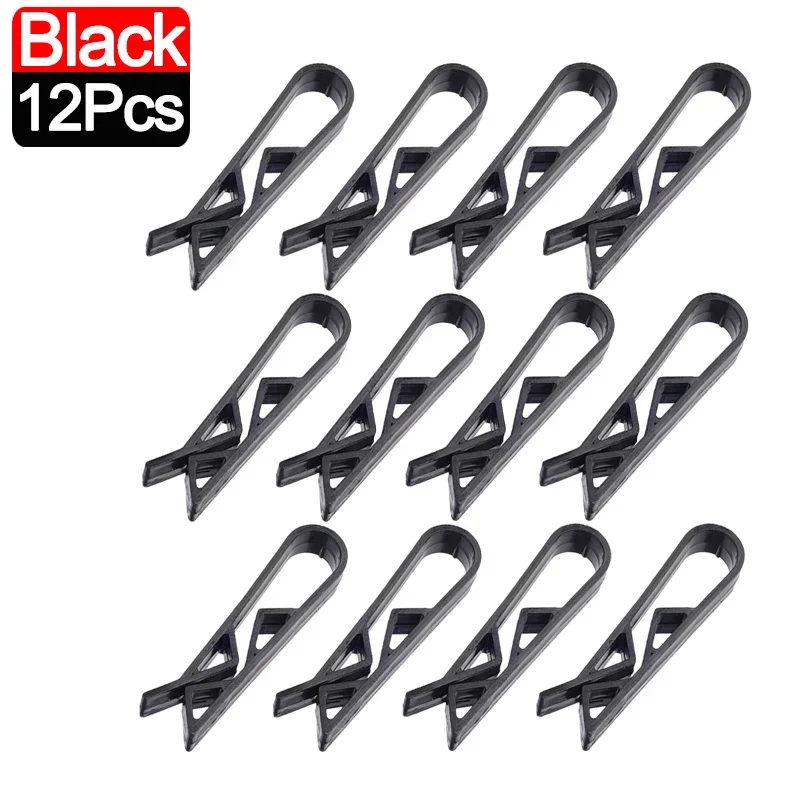 2-50pcs Waste Basket Can Fixation Clip Rubbish Bag Clips Practical Garbage Bag Anti-Slip Holder Clamp Snack Bag Sealing Tools: Orange