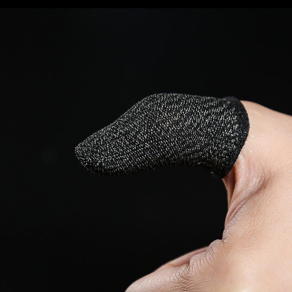 1 par søvnsikker svedsikker berøringsskærm med tommelfinger finger ærme til mobiltelefon spil gaming handsker