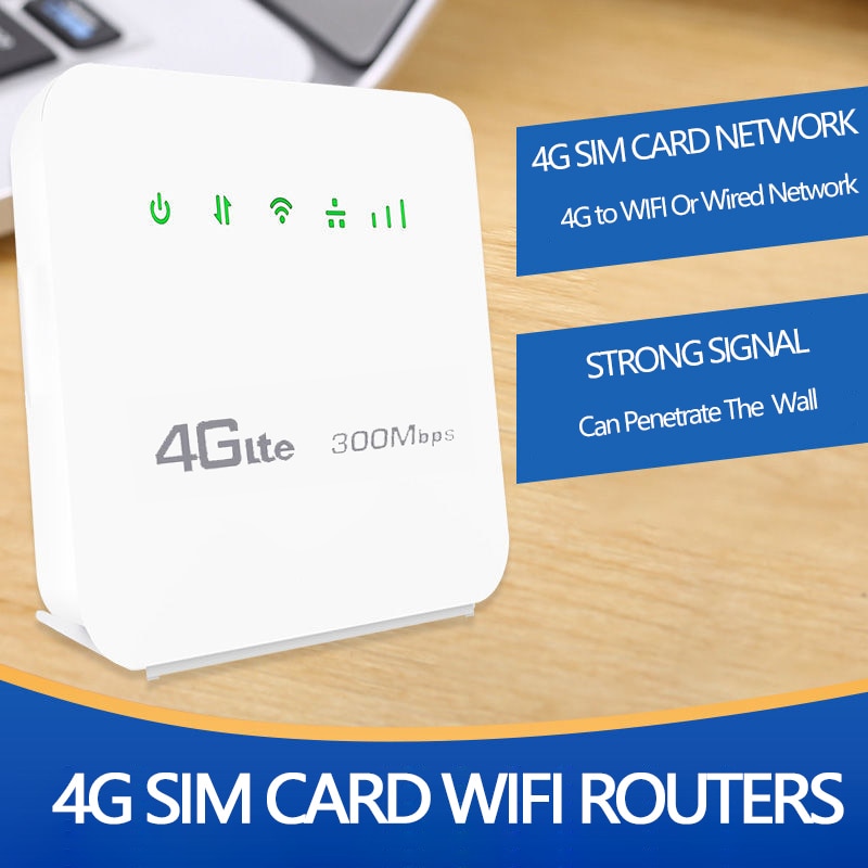 Unlocked Wifi Routers 4G Lte Cpe Mobiele Router Met Lan-poort Ondersteuning Sim-kaart Draagbare Draadloze Router Wifi 4G Router