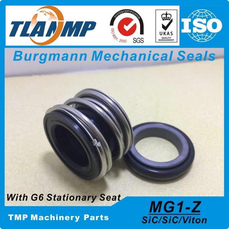 MG1/16-Z , MG1/16-G6 Burgmann Mechanical Seals , MG1-16 with G6 stationary seat (Materia:S/S/VIT) MG1-16