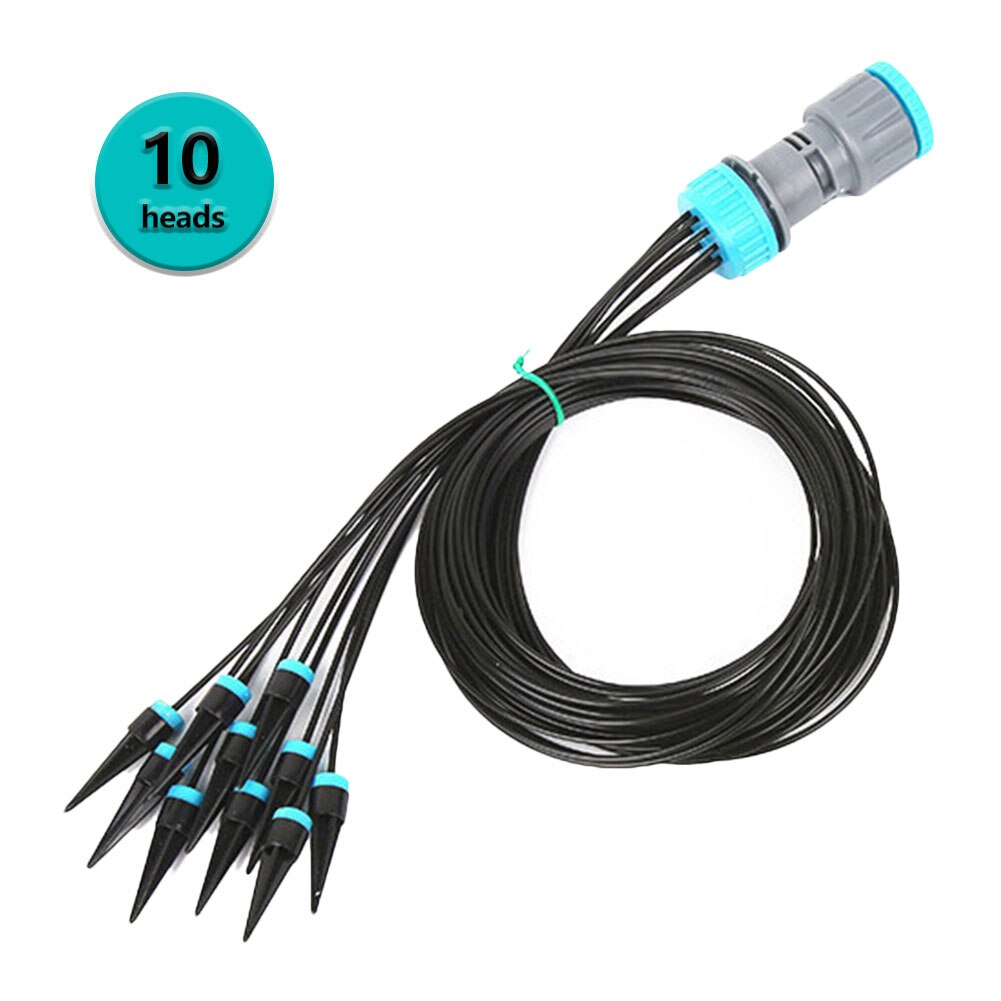 10Stck Tropf Bewässerung Bausatz Anlage Bewässerung Einstellbare Mikro Bewässerung Wasser-sparen System Für Garten Gewächshaus Topf Pflanzen