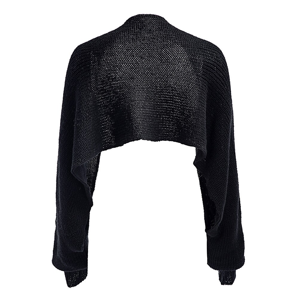 Antumn v-hals kvinders strikket sweater wrap strikvarer top scarfpullover jumper pull