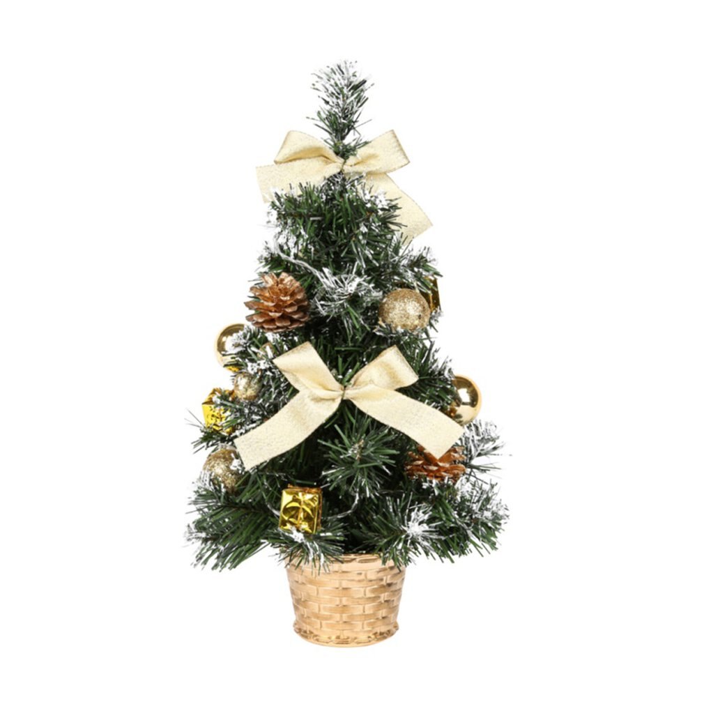 Tabletop Christmas Tree LED Light Battery Powered Luxury Tabletop Christmas Tree Hanging Decorations For Home