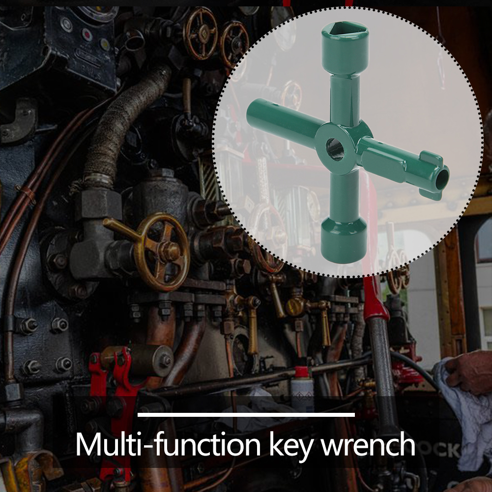 Universal Panel Key Lock Wrench Plumber Keys Cross Triangle Square Elevator Cabinet Switch Spanner Cabinet Valve Wrench