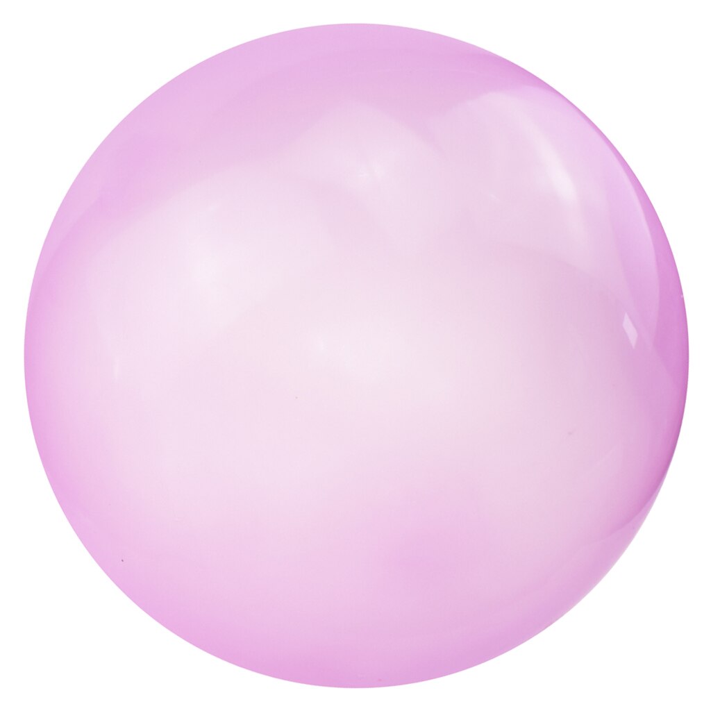 Bubble Balloon Transparent Bounce Inflatable Funny Toy Ball Inflatable Balls for Outdoor Indoor Play, 3 Sizes are Available: Purple S