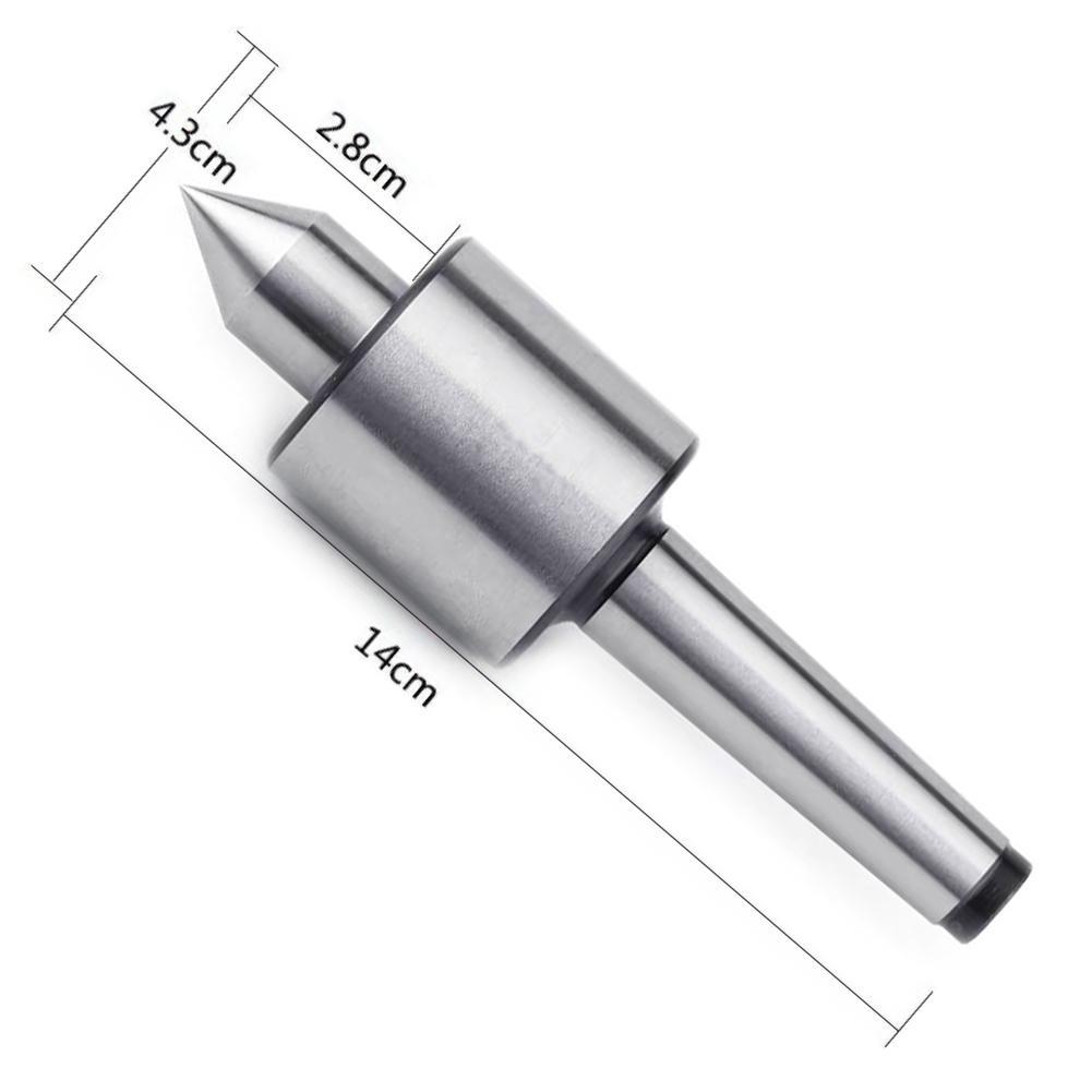 MT2 Precision Rotary Live Lathe Cone Taper Morse Revolving Milling Center Tapers 0.01 Accuracy Metal Work Lathe Bearing
