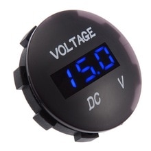 Voor Auto Batterij Accessoires Dc 12 V-24 V Auto Motor Led Panel Digitale Display Volt Voltage Gauge Meter mayitr