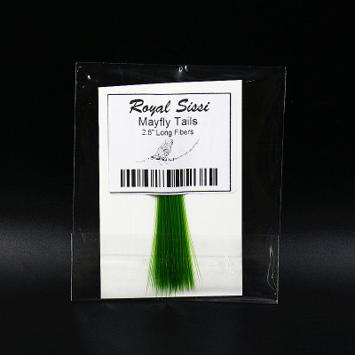 1bundle fly tying synthetic tail fibers 2.5''long mayfly tails 7optional colors watershed treated microfiber fly tying materials: Light Grey