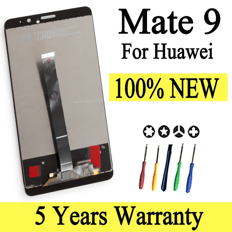 100%  new mha -l29 mha -l09 mha -al00 lcd for huawei mate 9 with frame touch screen digitizer assembly replacement for huawei mate 9