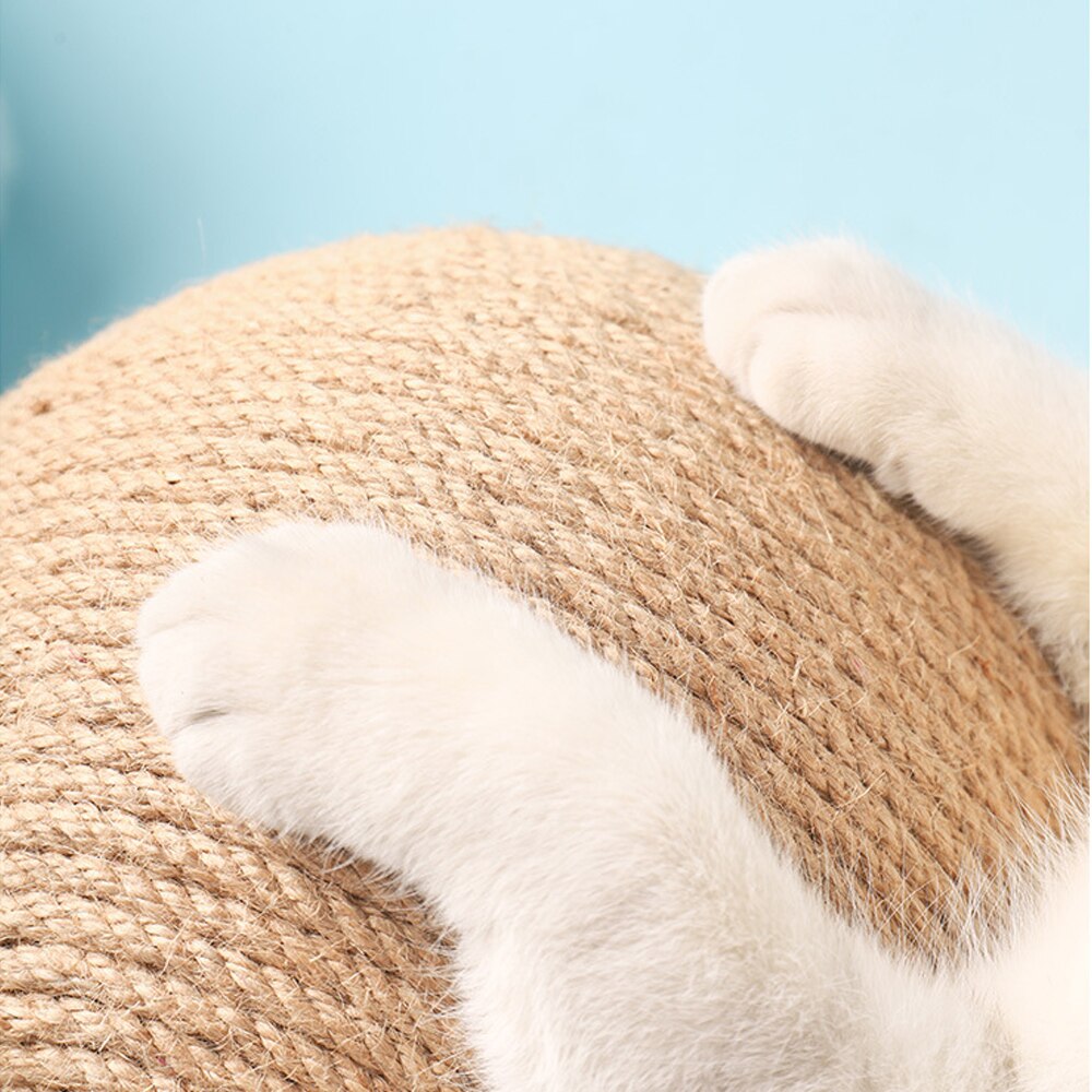 Cat Toy Kitten Sisal Rope Ball Scratching Ball Climbing Frame for Cat Cats Scratcher Wear-resistant Board Grinding Paws Toys