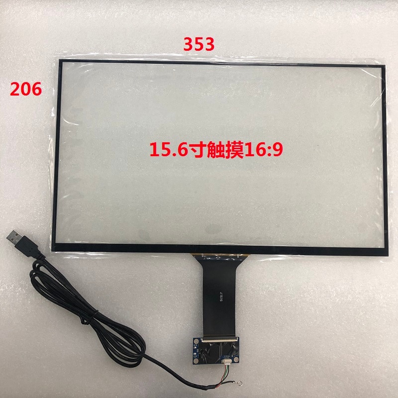 Usb 15.6 Capacitieve Touchscreen Sensor Digitizer Tien Vinger Touch Ondersteuning Raspberry Pi 8 10 ILI2511 Hand Writer Panel