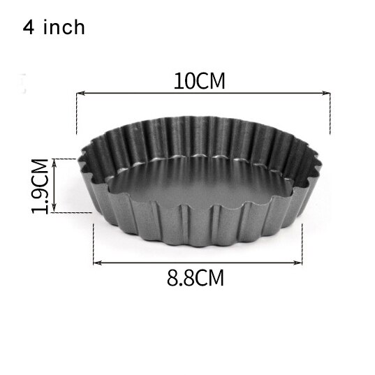 Fluted Pie Tart Pan Mold Baking Removable Bottom N... – Grandado