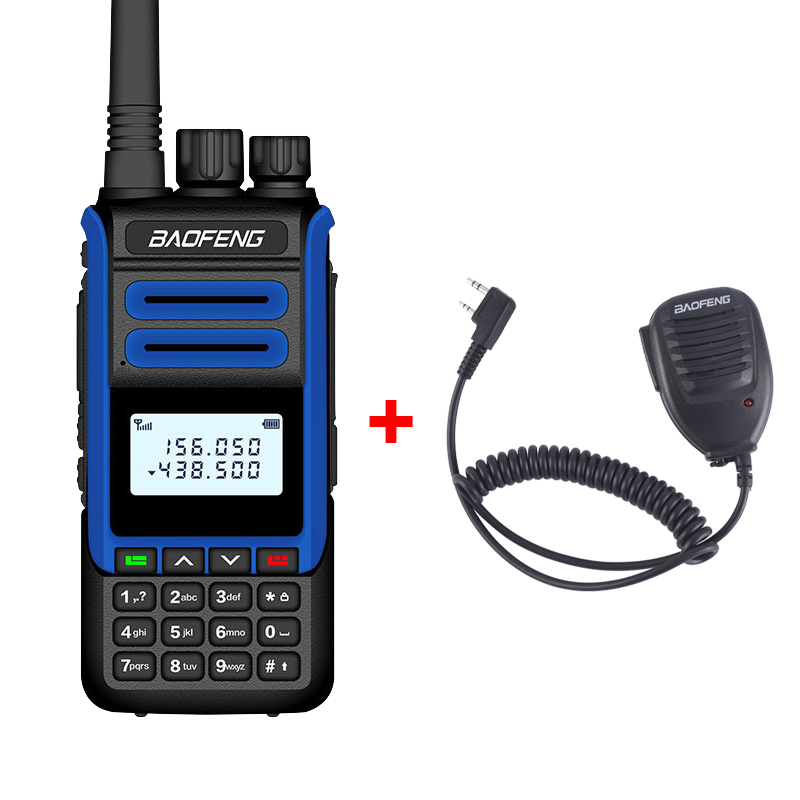 BaoFeng-walkie-talkie BF-H7 de 10W, estación de Radio CB Amateur potente, transceptor de banda Dual BF-H7, intercomunicador de caza, 10KM: BF-H7 Packing 5