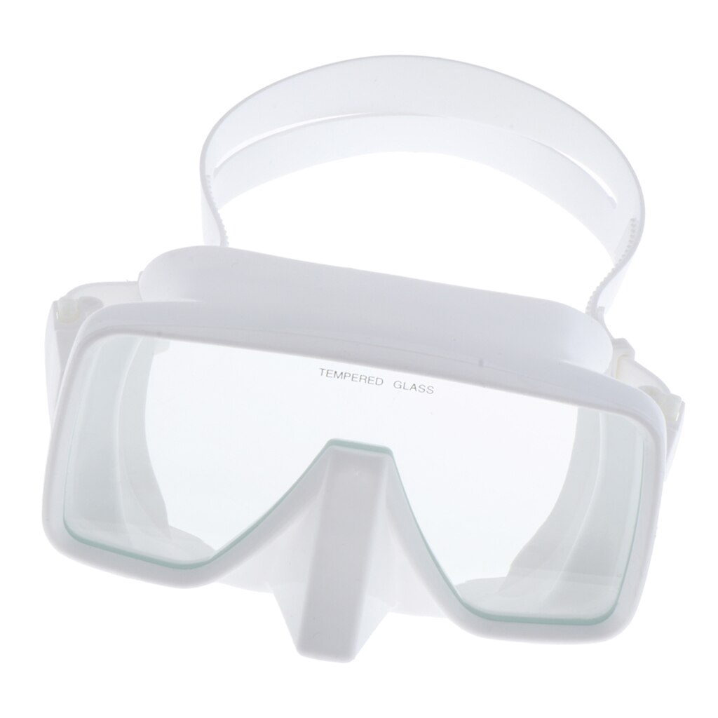 Adult Scuba Diving Mask Anti-Fog Tempered Glass Lens Snorkel Goggles Box